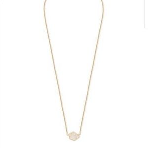 Kendra Scott Tess Gold Pendant Necklace Drusy